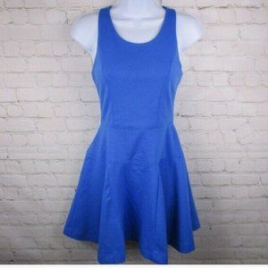 NWT Banana Republic Blue Ponte Fit & Flare Dress